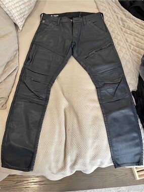G-Star RAW Rackam 3D Skinny Jeans – Black Coated – Size 30x30